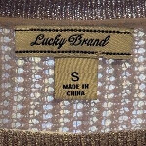 Long sleeve overlaying a chiffon blouse lucky brand